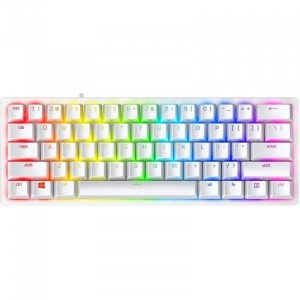 Bàn Phím Razer Huntsman V3 Pro Mini - 60% Analog Optical Esports Keyboard -White Edition- US Layout - FRML_RZ03-04991700-R3M1