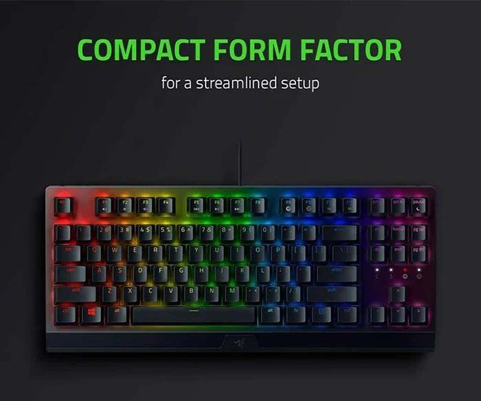 TNC Store Bàn Phím Razer BlackWidow V3 Tenkeyless Yellow Switch
